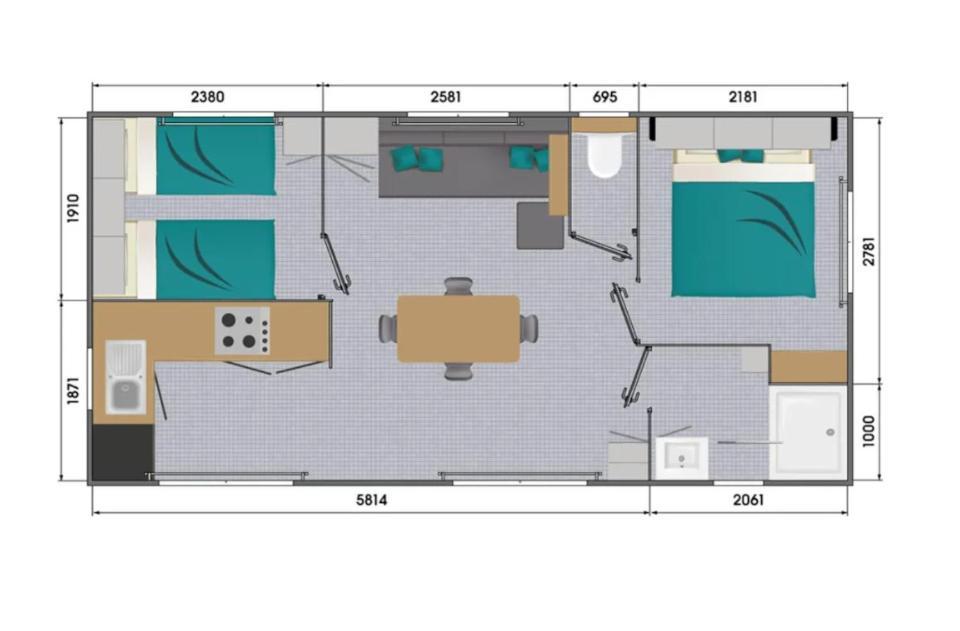 Casita - Mobil Home - Camping - Mobilhome De Particulier Dans Un Camping Ла-Гард-Френе Экстерьер фото